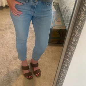 Levi’s wedgie icon fit high waisted jeans in Brightside